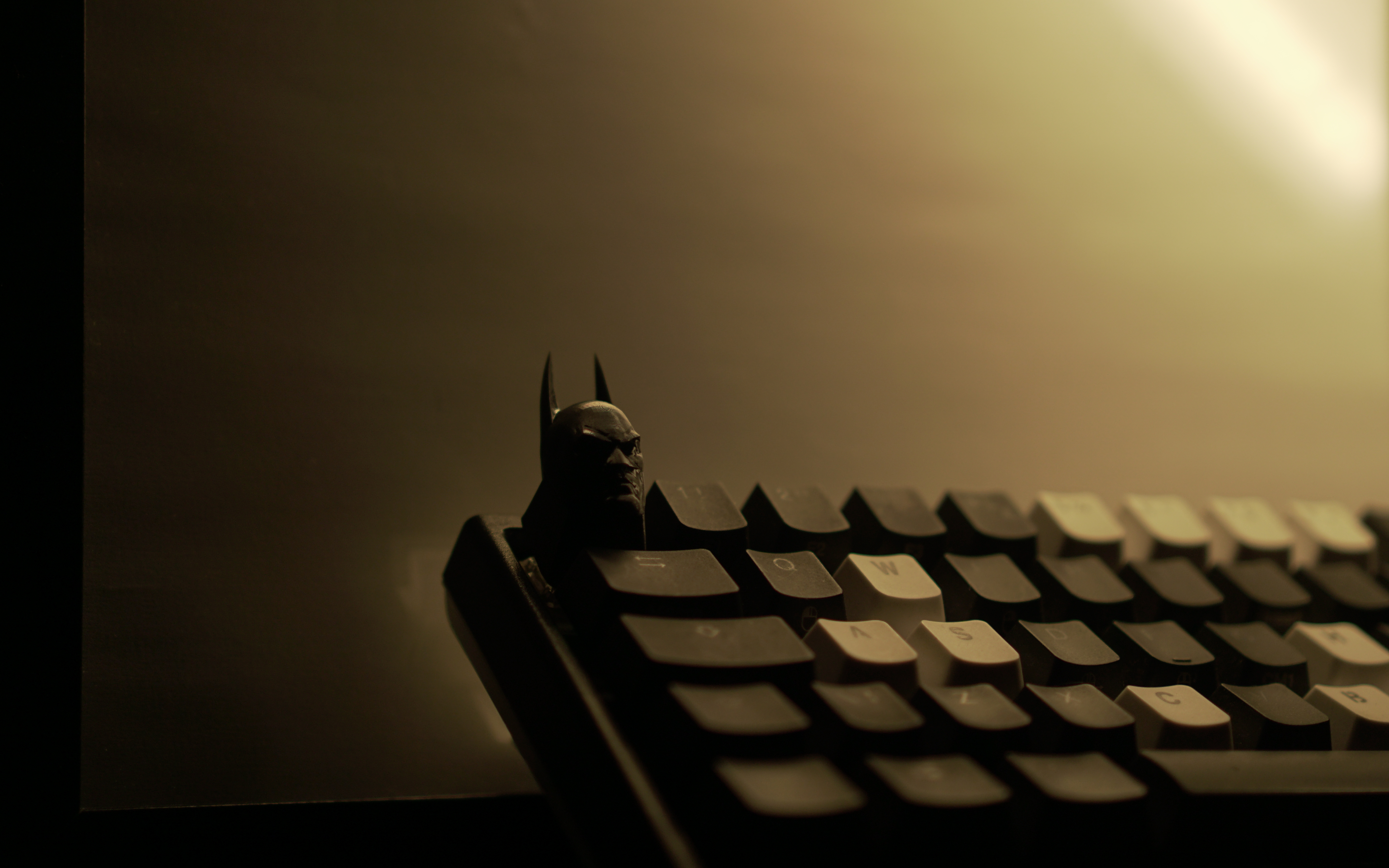 The Dark Knight Mechanical Keycap close up